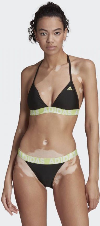 Adidas Performance triangel bikini zwart/lime online kopen