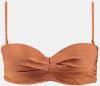 Barts Isla bandeau bikinitop met glanzende finish online kopen