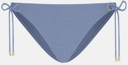 Beachlife strik bikinibroekje met lurex blauw/zilver online kopen