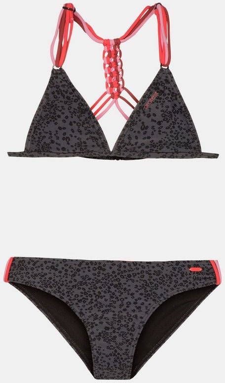 Protest triangel bikini Fimke met all over print zwart online kopen