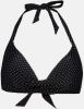 Protest halter push up bikinitop Marianne B cup met all over print zwart online kopen