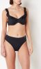 Beachlife Black Swirl high waisted bikinislip met structuur online kopen