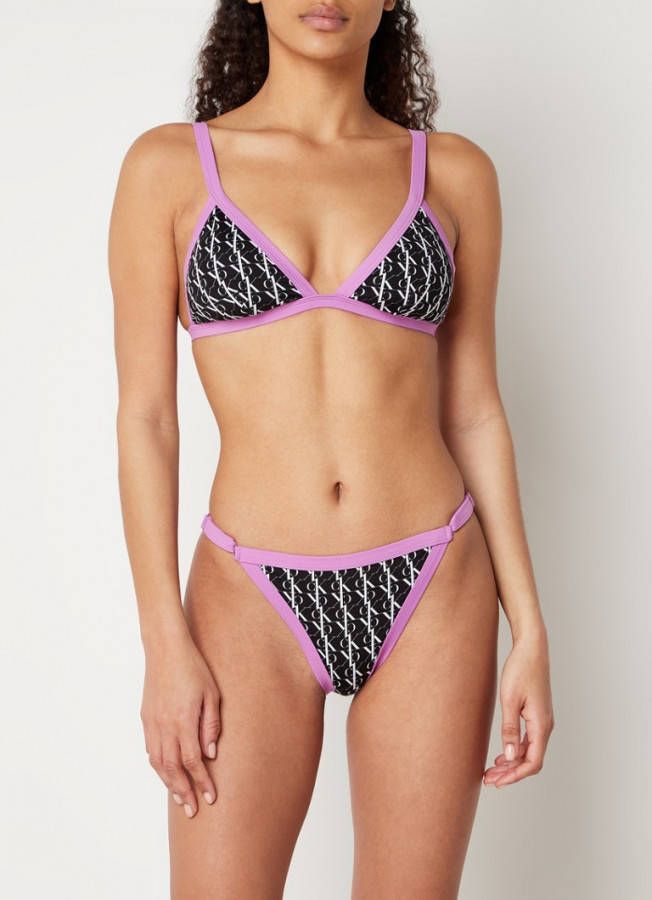 Calvin Klein Ck One voorgevormde triangel bikinitop met uitneembare vulling online kopen