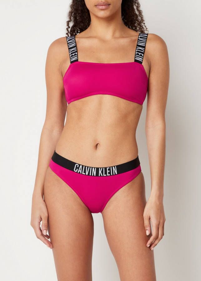 Calvin Klein Swimwear Bandeau bikinitop Classic met opschriften bij de bandjes online kopen