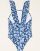 Mango Kids badpak met ruches donkerblauw online kopen