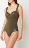 Marlies Dekkers Cache Coeur Plunge Balconette Badpak | Wired Padded Seaweed Green 75d online kopen