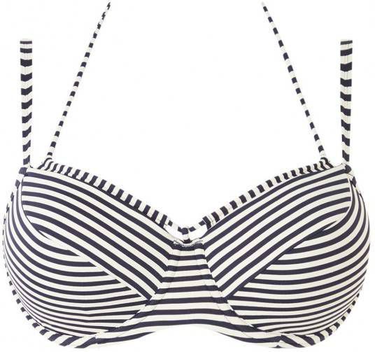 Marlies Dekkers Holi Vintage Plunge Balconette Bikini Top | Wired Padded Blue ecru 70b online kopen