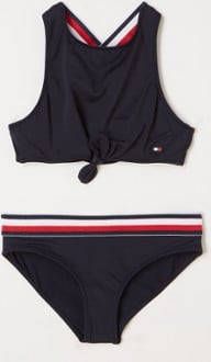 Tommy Hilfiger Bikinis Crop Top Set Donkerblauw online kopen