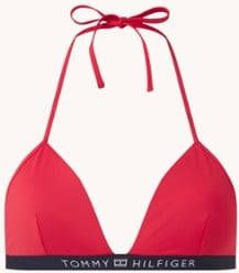 Tommy Hilfiger Swimwear Triangel bikinitop Clara met merkopschrift online kopen