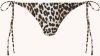 Ganni Luipaarddruk String bikini bodems , Beige, Dames online kopen