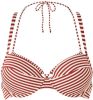 Marlies Dekkers Holi Vintage Push Up Bikini Top | Wired Padded Red ecru 80b online kopen