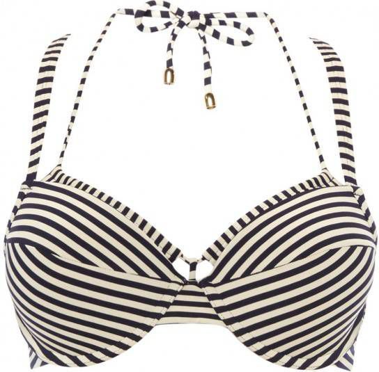 Marlies Dekkers Holi Vintage Push Up Bikini Top | Wired Padded Blue ecru 70b online kopen