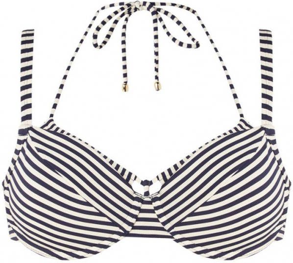 Marlies Dekkers Holi Vintage Plunge Balconette Bikini Top | Wired Padded Blue ecru 70b online kopen