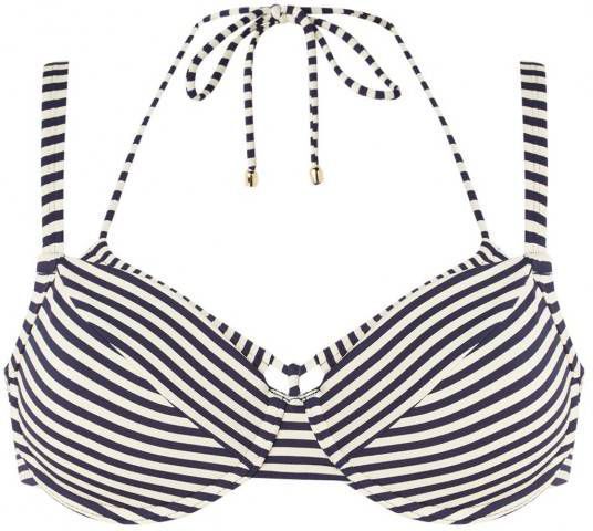 Marlies Dekkers Holi Vintage Plunge Balconette Bikini Top | Wired Padded Blue ecru 70b online kopen