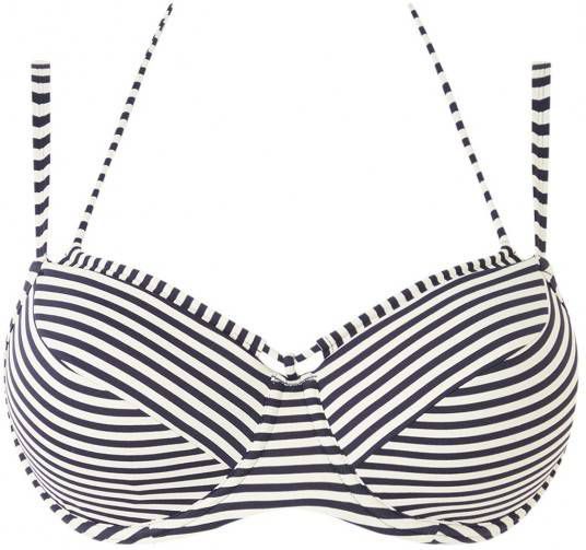 Marlies Dekkers Holi Vintage Plunge Balconette Bikini Top | Wired Padded Blue ecru 70b online kopen