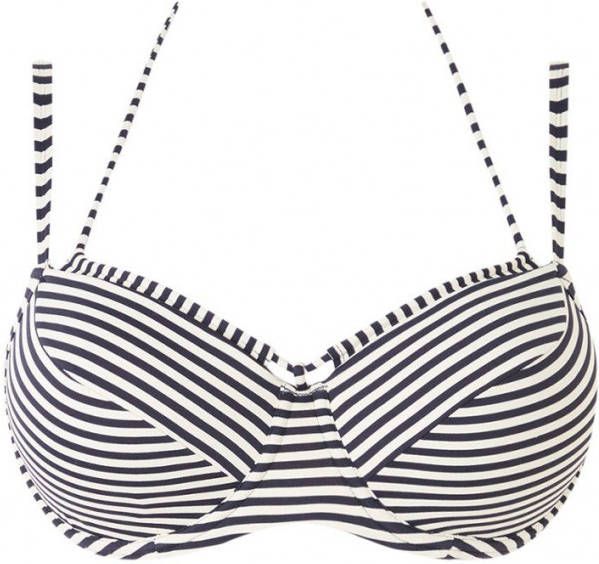 Marlies Dekkers Holi Vintage Plunge Balconette Bikini Top | Wired Padded Blue ecru 70b online kopen