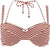 Marlies Dekkers Holi Vintage Plunge Balconette Bikini Top | Wired Padded Red ecru 70b online kopen