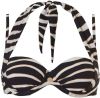TC WOW strapless beugel bikinitop met zebraprint zwart/wit online kopen
