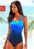 Lascana corrigerend badpak met kleurverloop blauw/zwart online kopen