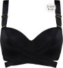 Marlies Dekkers cache coeur plunge balconette bikini top | wired padded black online kopen