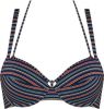 Marlies Dekkers holi vintage push up bikini top | wired padded dark blue rainbow online kopen