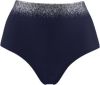 Marlies | dekkers Ishtar high waisted bikinislip met metallic detail online kopen