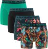 Muchachomalo boxershort Rastafarian set van groen/bruin online kopen