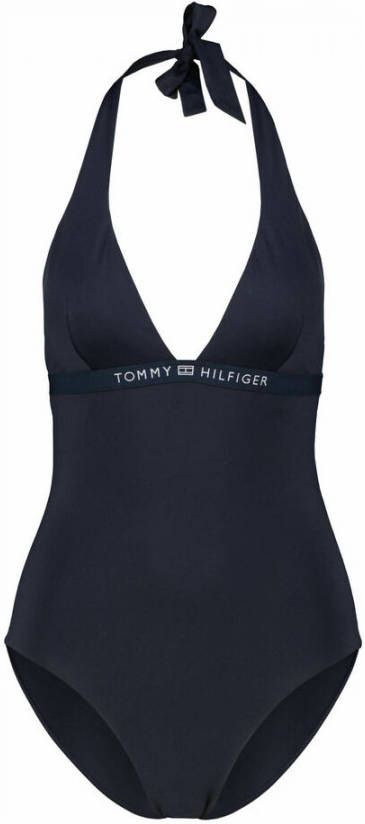 Tommy Hilfiger Women's swimsuit holder One Piece 3 , Blauw, Dames online kopen