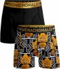 Muchachomalo boxershort Mayans set van 3 goud/zwart online kopen