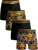 Muchachomalo boxershort Mayans set van 3 goud/zwart online kopen