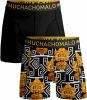 Muchachomalo boxershort Mayans set van 3 goud/zwart online kopen
