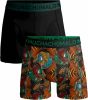 Muchachomalo boxershort Rastafarian set van groen/bruin online kopen