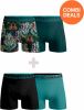 Muchachomalo Jongens 2+2 Pack Boxershorts Print/Effen online kopen