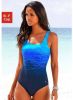 Lascana corrigerend badpak met kleurverloop blauw/zwart online kopen