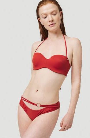 O'Neill strapless bandeau bikinitop Havaa C-cup rood online kopen
