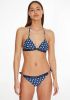 Tommy Hilfiger Voorgevormde triangel bikinitop met stippenprint en logoband online kopen