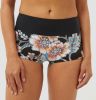 O'Neill Blue gebloemd high waist bikinibroekje Grenada zwart/roze/blauw online kopen
