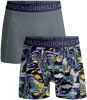 Muchachomalo Boxershorts 2 Pack Price Guns N Roses , Blauw, Heren online kopen