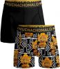 Muchachomalo boxershort Mayans set van 3 goud/zwart online kopen