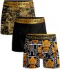 Muchachomalo boxershort Mayans set van 3 goud/zwart online kopen