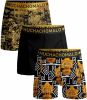 Muchachomalo boxershort Mayans set van 3 goud/zwart online kopen