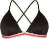 Protest Mm Dalis Triangle Bikini Top Dames Zwart/Ass. Bloem online kopen