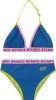 Vingino triangel bikini Zanisa blauw/roze/groen online kopen