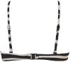 TC WOW strapless beugel bikinitop met zebraprint zwart/wit online kopen