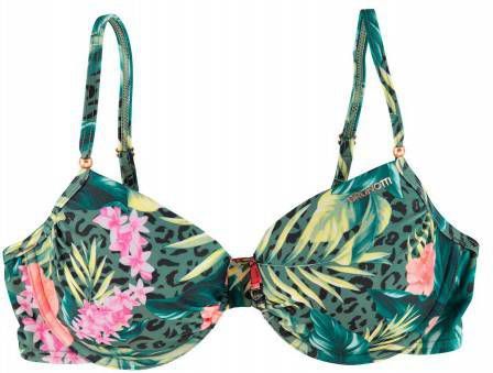 Brunotti beugel bikinitop met all over print groen online kopen