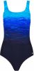 Lascana corrigerend badpak met kleurverloop blauw/zwart online kopen