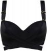 Marlies Dekkers cache coeur plunge balconette bikini top | wired padded black online kopen