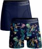 Muchachomalo boxershort Biker Poseison set van 2 donkerblauw online kopen