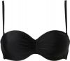 Protest strapless bandeau bikinitop Deelite B cup met plooien zwart online kopen