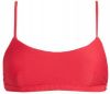 Seafolly crop bikinitop met rib structuur rood online kopen